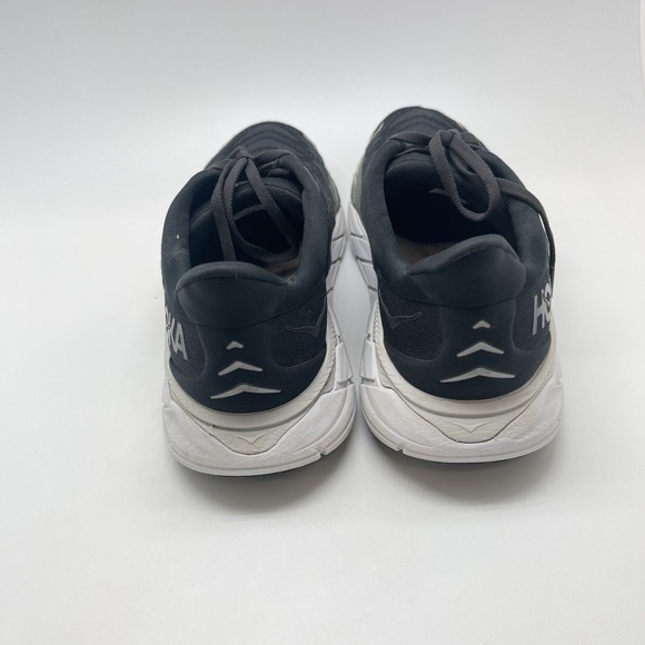 Hoka One One Sneakers Womens 10 B Arahi 6 1123195 BWHT Black Running Gym Shoes - Picture 4 of 12